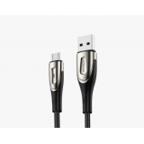 Laidas USB - USB micro 1.2m 3A pintas juodas Joyroom S-M411